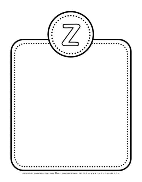 Alphabet Letter Templates - Letter S | Planerium