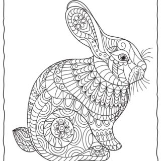 Bunny Coloring Page | Planerium