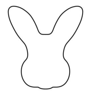 Bunny Outline - Bunny Head | Planerium