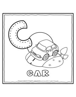 English Alphabet - Letter C | Planerium