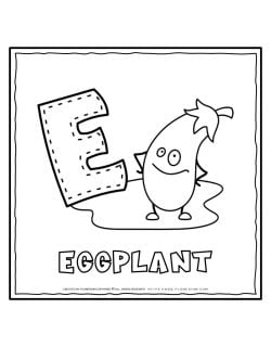 English Alphabet - Letter E | Planerium