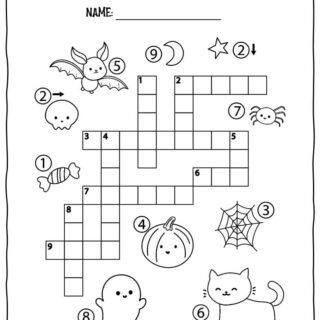 Halloween Crossword | Planerium