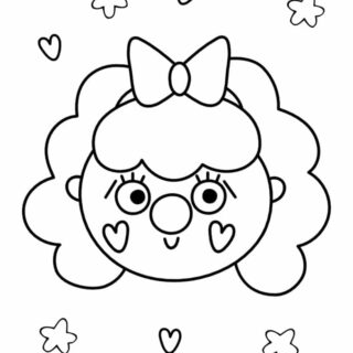 Little Girl Coloring Page | Planerium