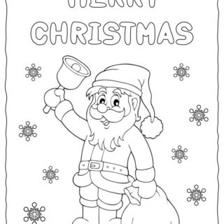 Santa Clause Coloring Page | Planerium