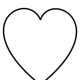 Heart Template Printable | Planerium