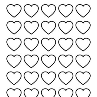 Heart Template - Thirty Hearts | Planerium
