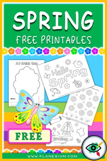 Spring Kids Free Printables Pin by Planerium