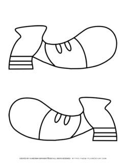 Clown Shoes Template | Planerium