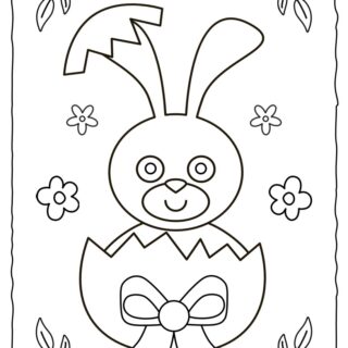 Easter Bunny Coloring Page | Planerium