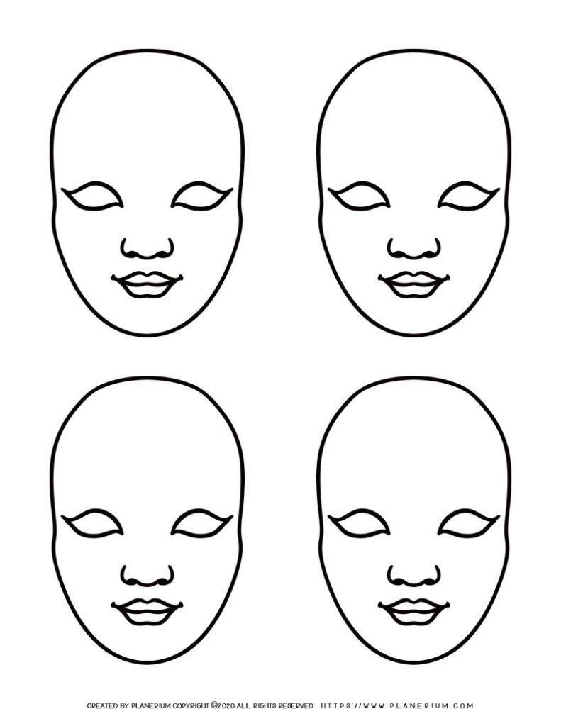 PACKOVE 4 PCS Blank Fox Mask Plastic Fox Mask White Cat Masks Halloween Paintable Masks Plain Masquerade With Elastic Band For Halloween Costume