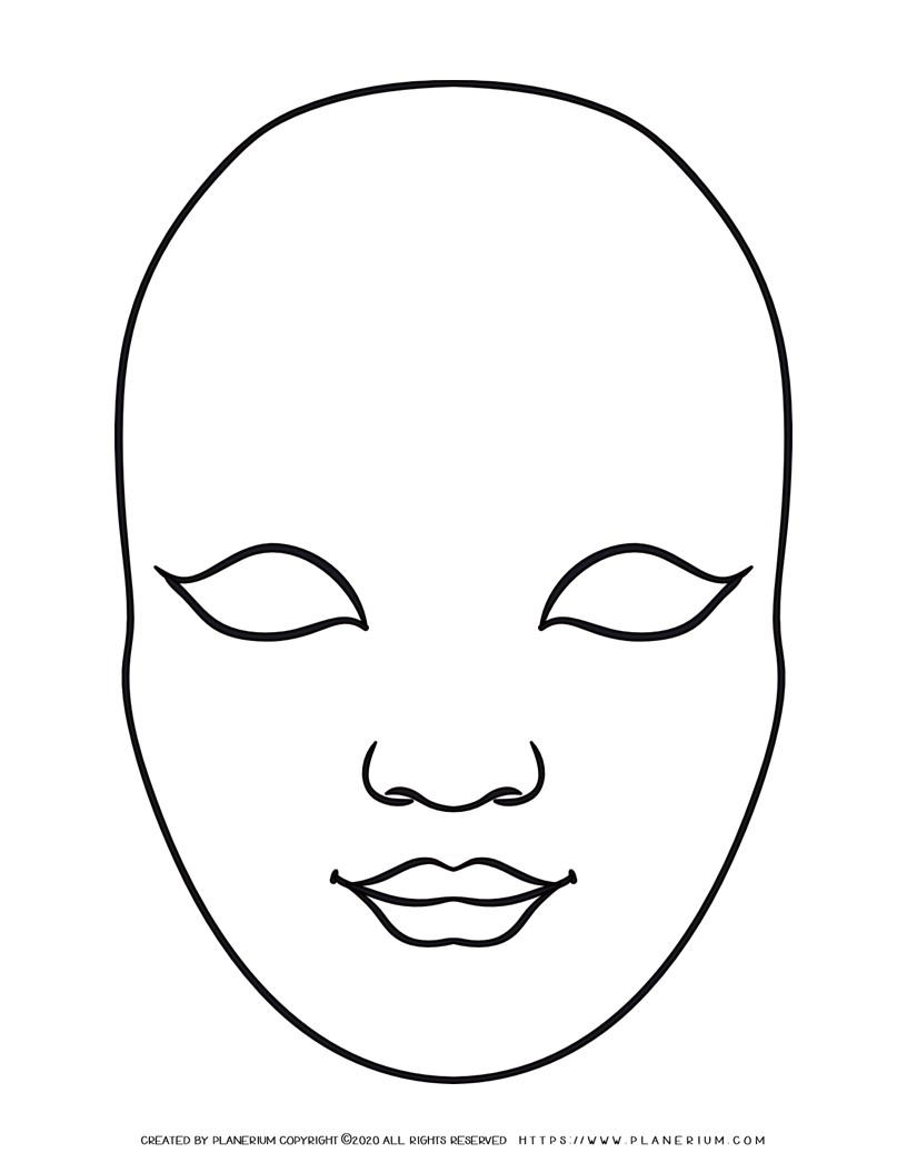 Face Mask Template | Planerium