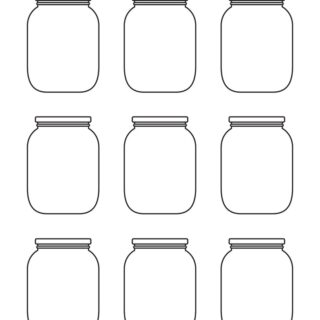 Jar Template - Nine Jars | Planerium