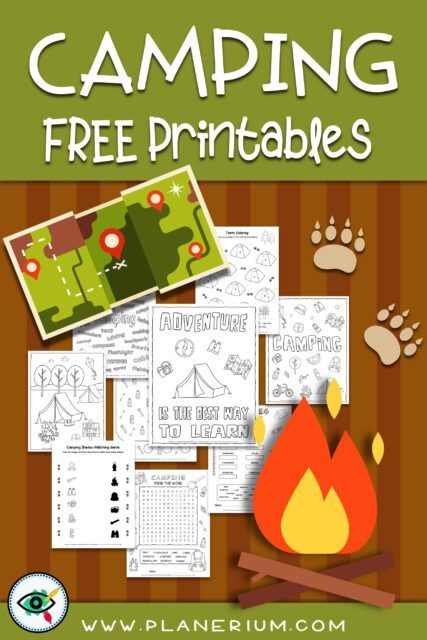 Get Ready for the Great Outdoors: Free Camping Printables for Kids