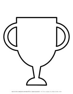 Trophy Outline Printable