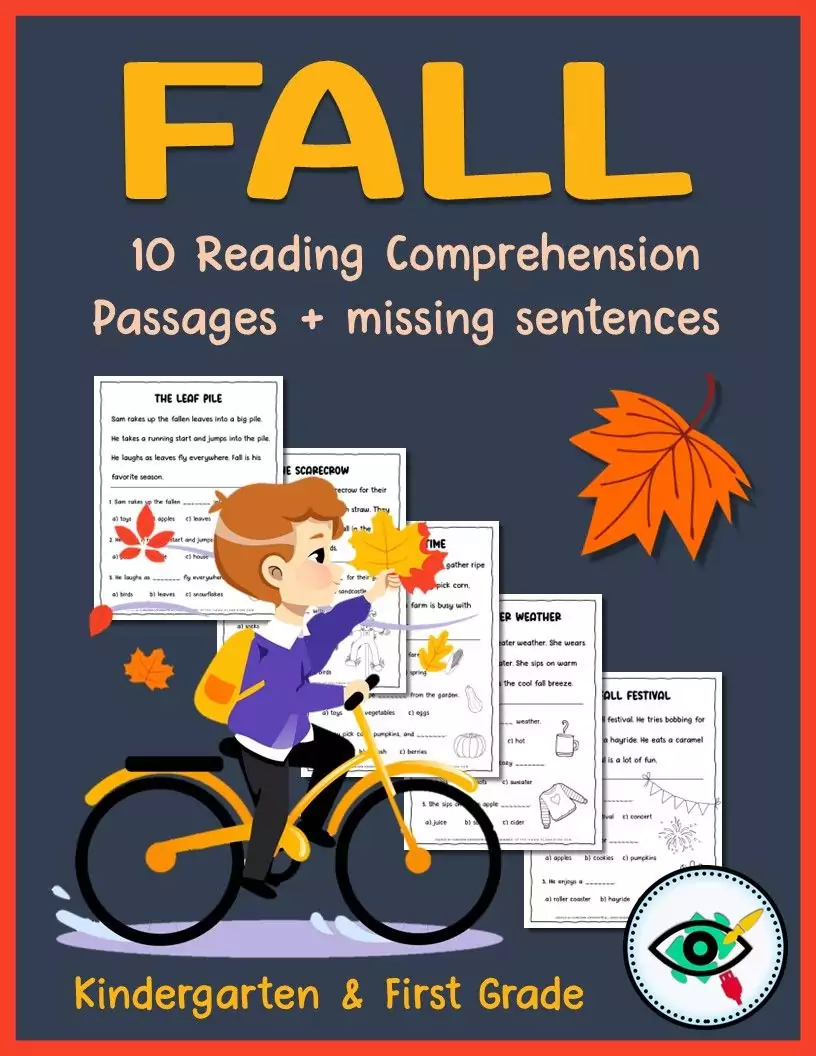 Fall Reading Fun for K-1: Boost Skills with Printables
