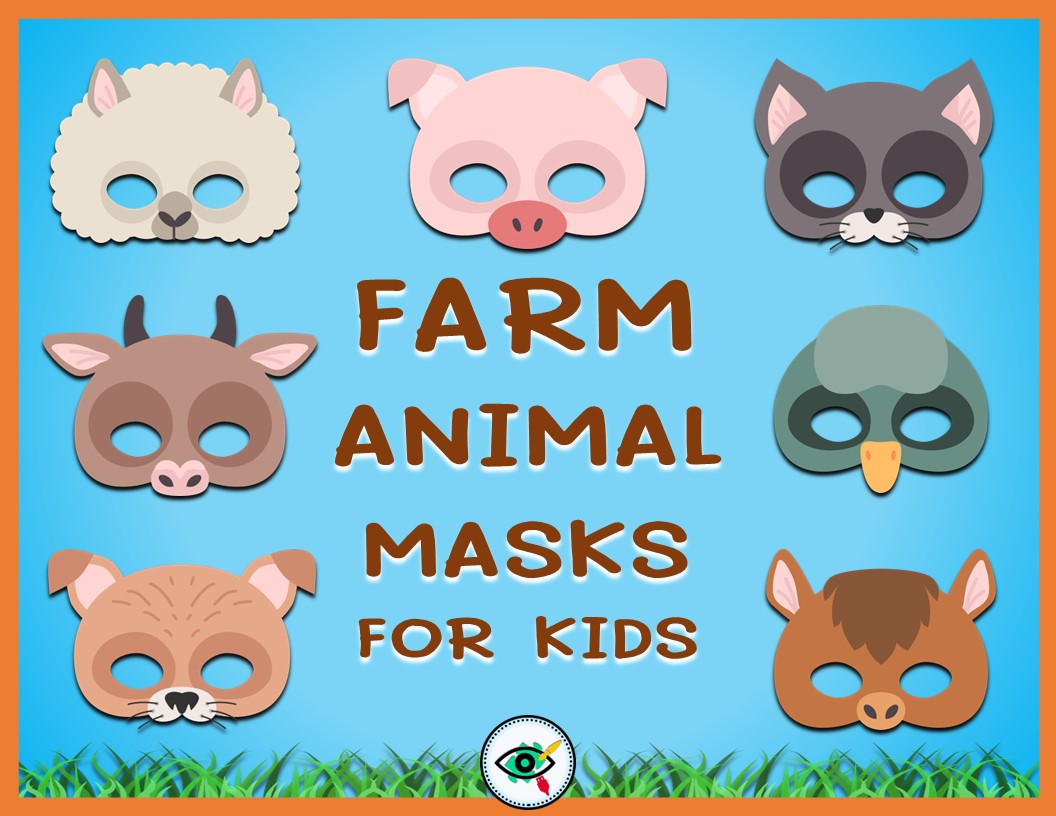 Spark creativity with our Vibrant Farm Animal Mask Templates!