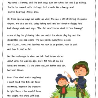 Father's Day Story for Kids - 'The Best Catch: A Tale of Sammy and His Dad'