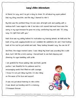 Father's Day Story for Kids - 'Lucy's Bike Adventure'