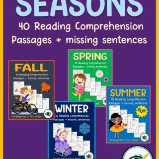 Seasons Reading Comprehension Passages For Kids