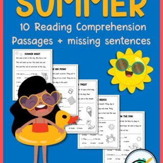 Summer Reading Comprehension Passages For Kids