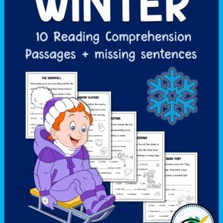 Winter Reading Comprehension Passages For Kids