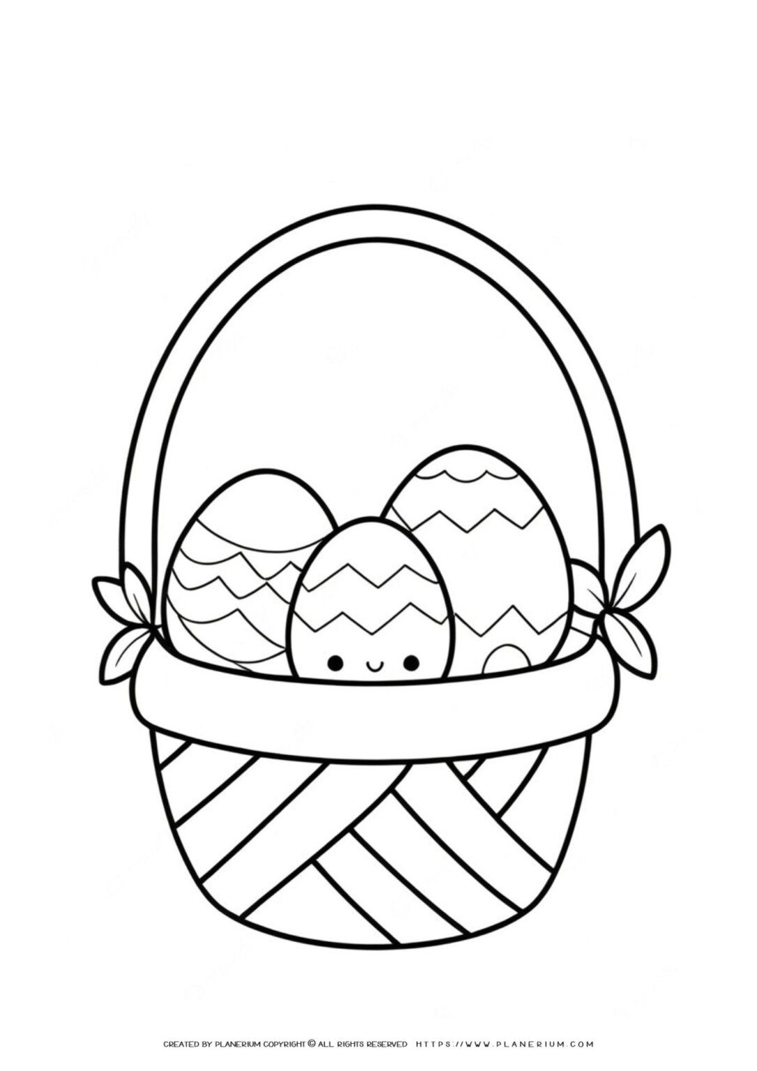 Easter Egg Coloring Fun: Free Printable for Little Artists