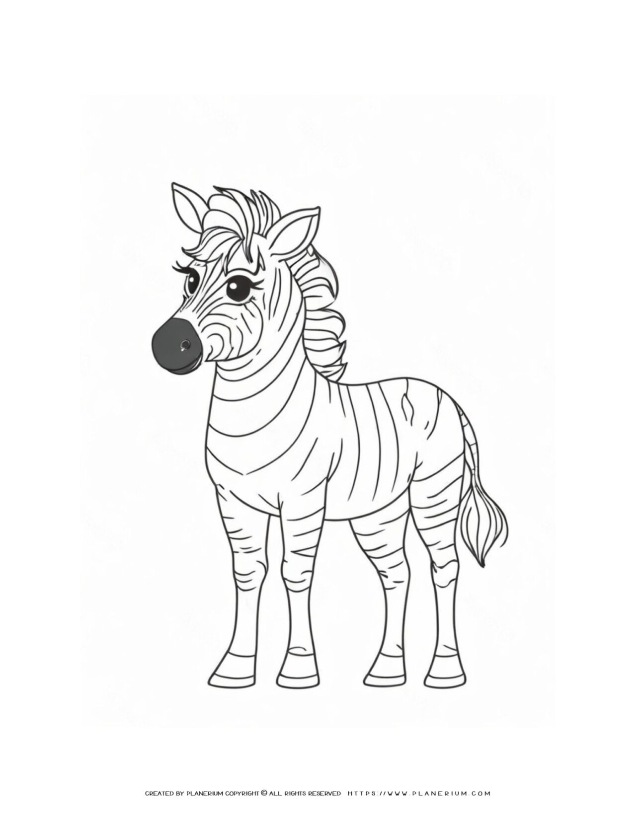 Cute-Zebra-Coloring-Page-for-Kids
