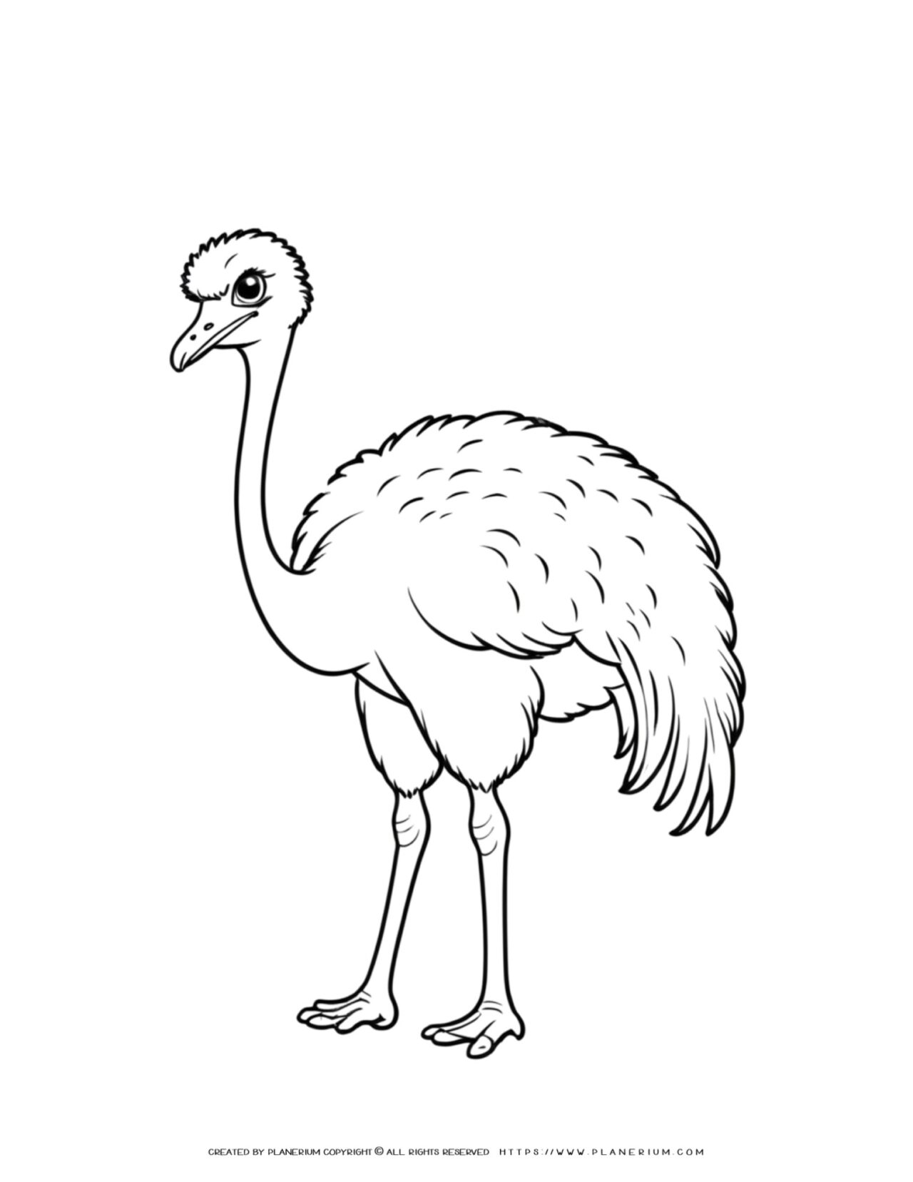 angry-ostrich-outline-coloring-page
