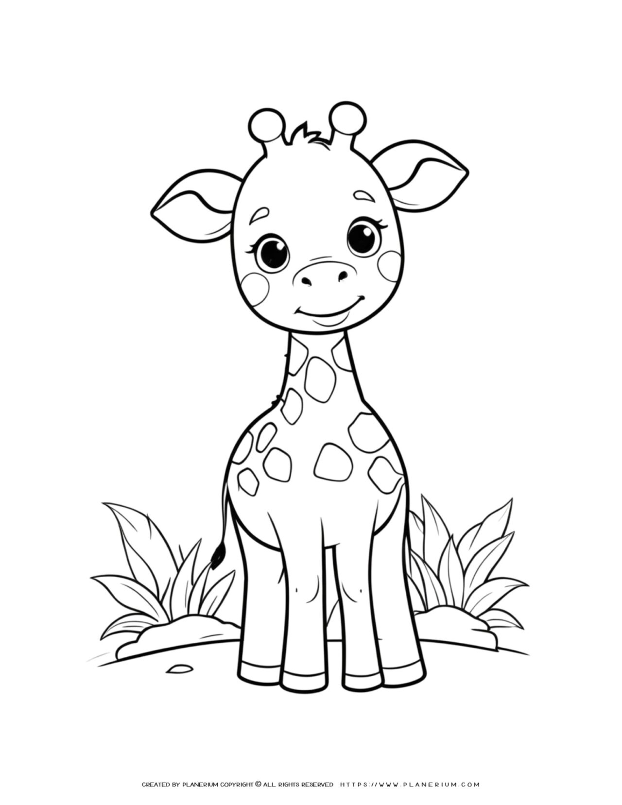cute-baby-giraffe-in-nature-coloring-page-for-kids
