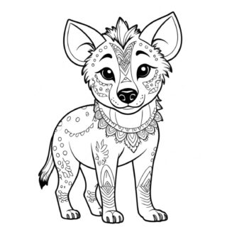cute-baby-hyena-tatoo-coloring-page-for-kids