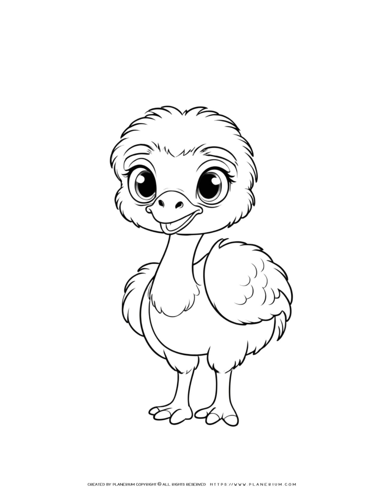 cute-baby-ostrich-outline-comic-style-coloring-page-for-kids