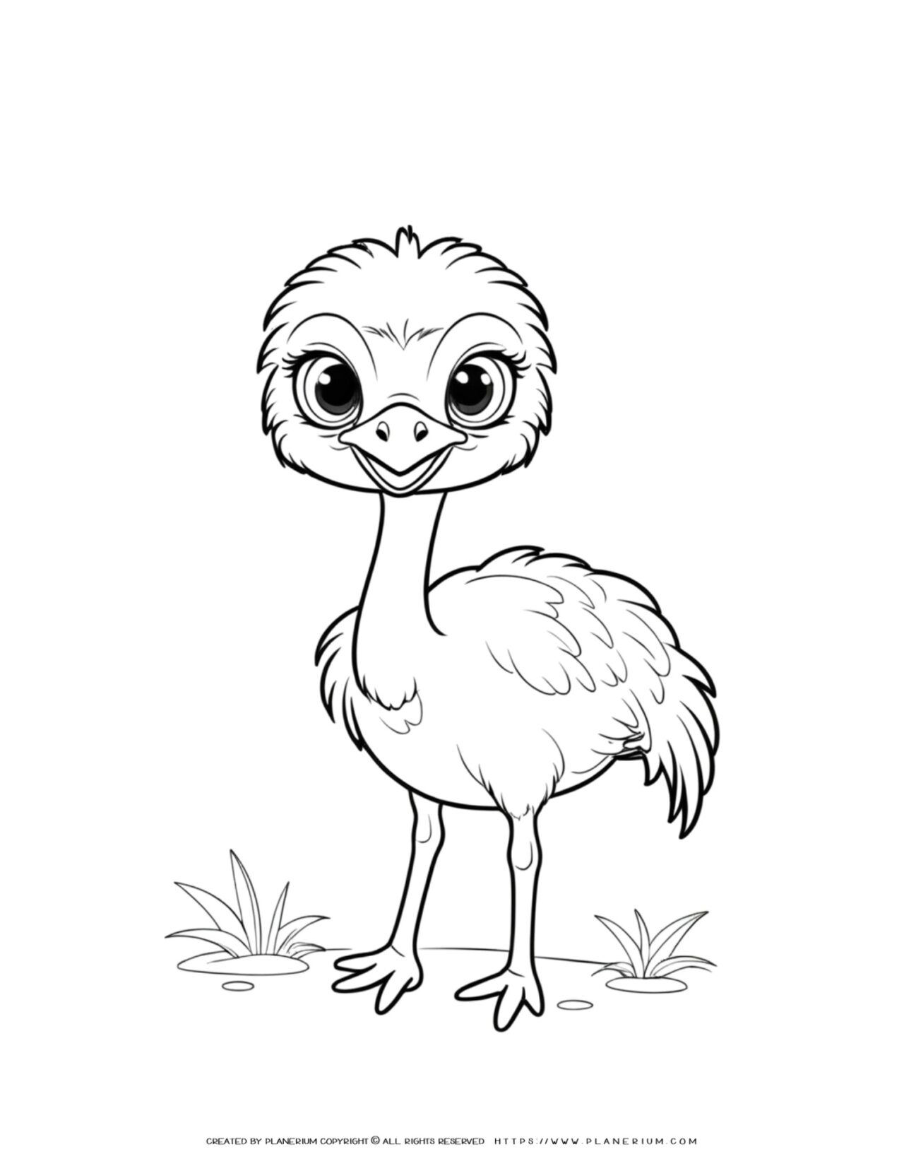 cute-happy-baby-ostrich-outline-comic-style-coloring-page-for-kids
