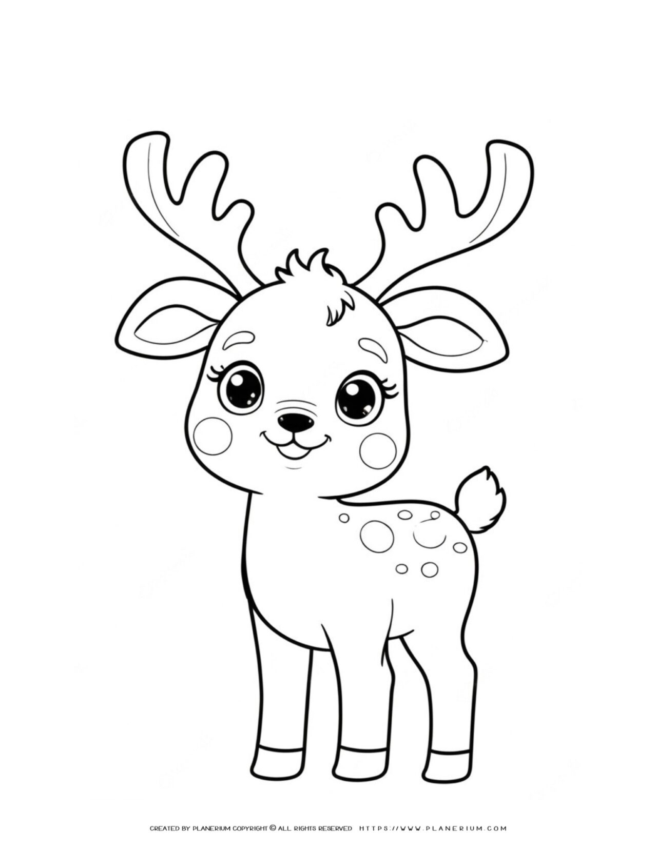cute-happy-reindeer-outline-coloring-page-for-kids