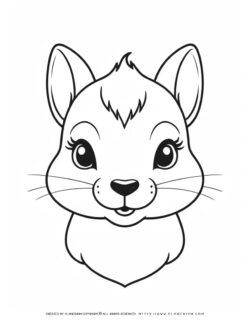 cute-squirrel-portrait-front-view-illustration