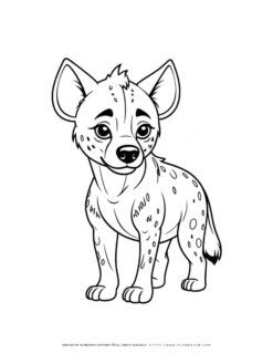 hyena-standing-coloring-page-for-kids