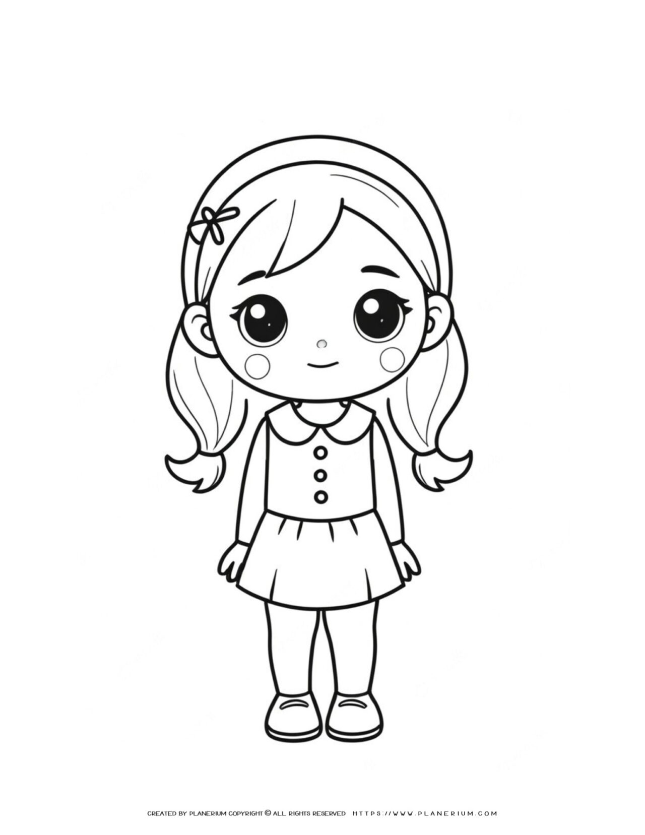 little-girl-standing-coloring-page-for-kids