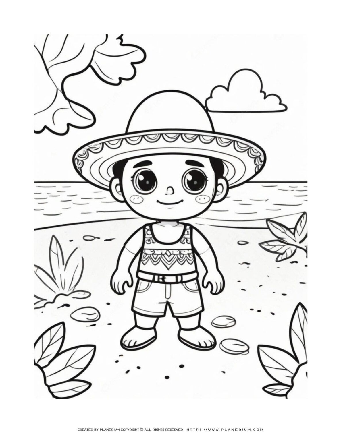 vibrant-mexican-themed-cheerful-mexican-boy-coloring-page