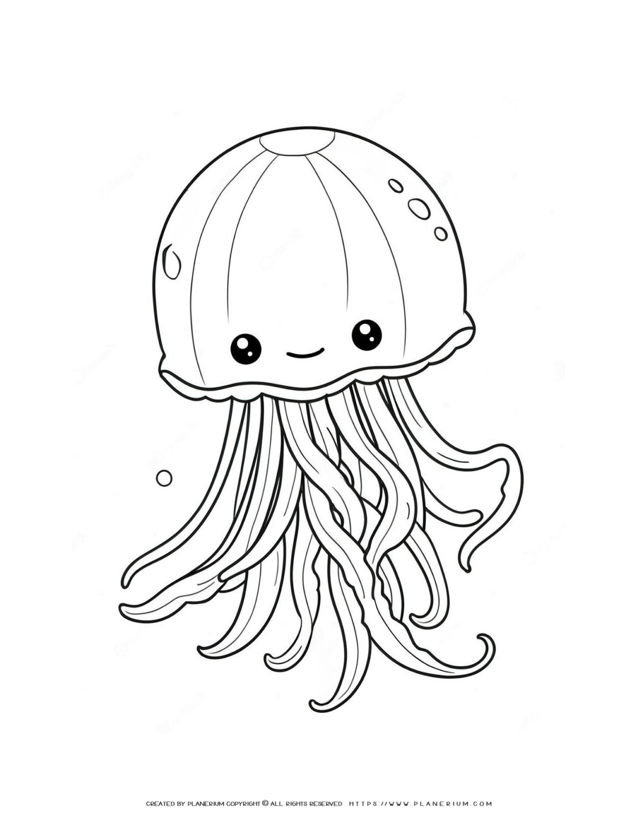 Cute-cartoon-jellyfish-coloring-page