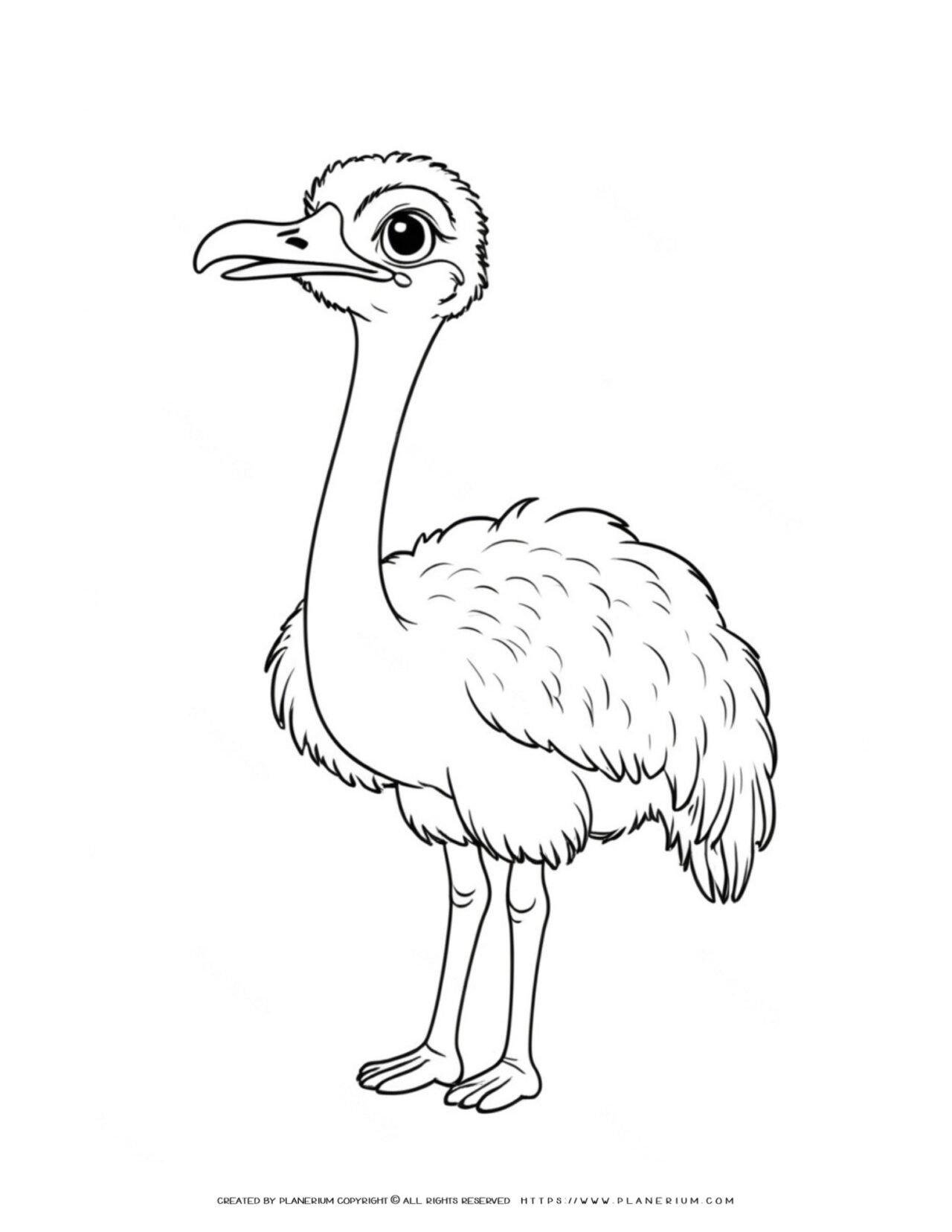 ostrich-outline-comic-style-coloring-page-for-kids