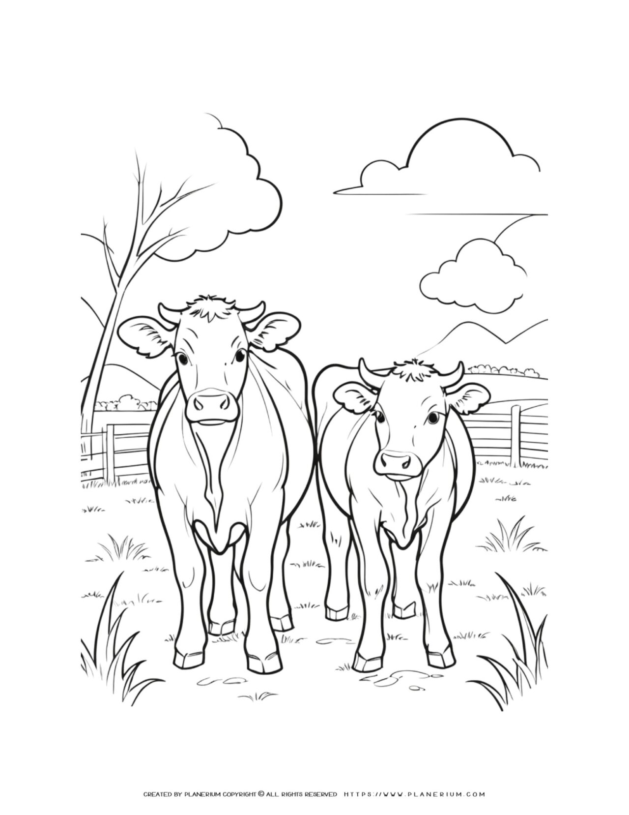 two-cows-standing-in-the-farm-animal-coloring-page