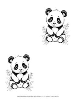 two-cute-panda-illustration-template