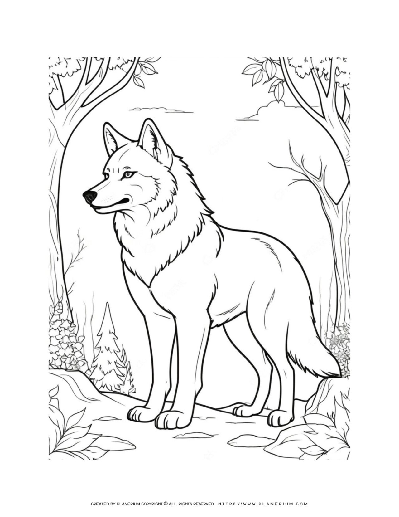 wolf-side-view-animal-coloring-page
