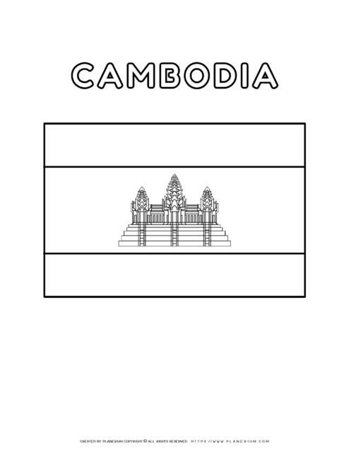 Cambodia flag coloring page for kids to learn about national
symbols and colors. Perfect for educational activities and cultural studies.