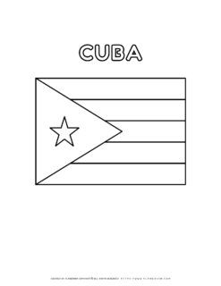 Cuba flag coloring page for kids to learn about national
symbols and colors. Perfect for educational activities and cultural
exploration.