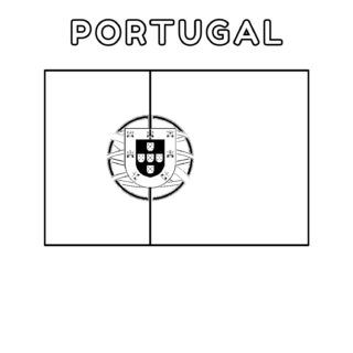 Portugal flag coloring page for kids to learn about national
  symbols and colors. Perfect for educational activities and cultural lessons.