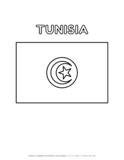 Tunisia flag coloring page for kids to learn about national
symbols and colors. Perfect for educational activities and cultural
awareness.