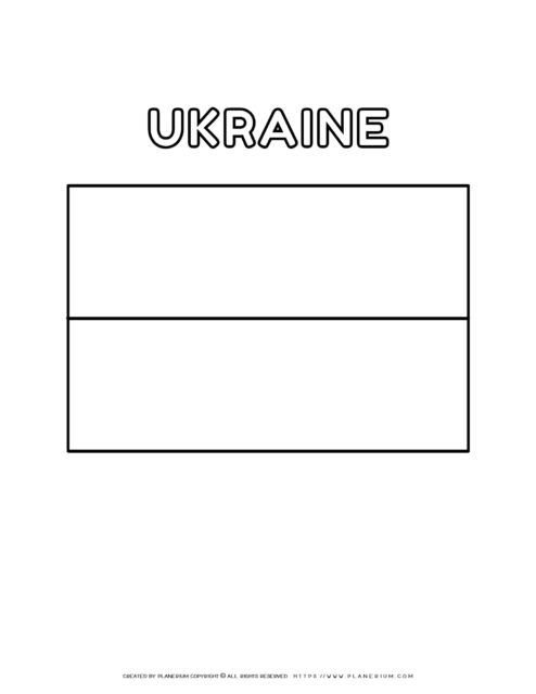 Ukraine flag coloring page for kids to learn about national
symbols and colors. Perfect for educational activities and patriotic crafts.