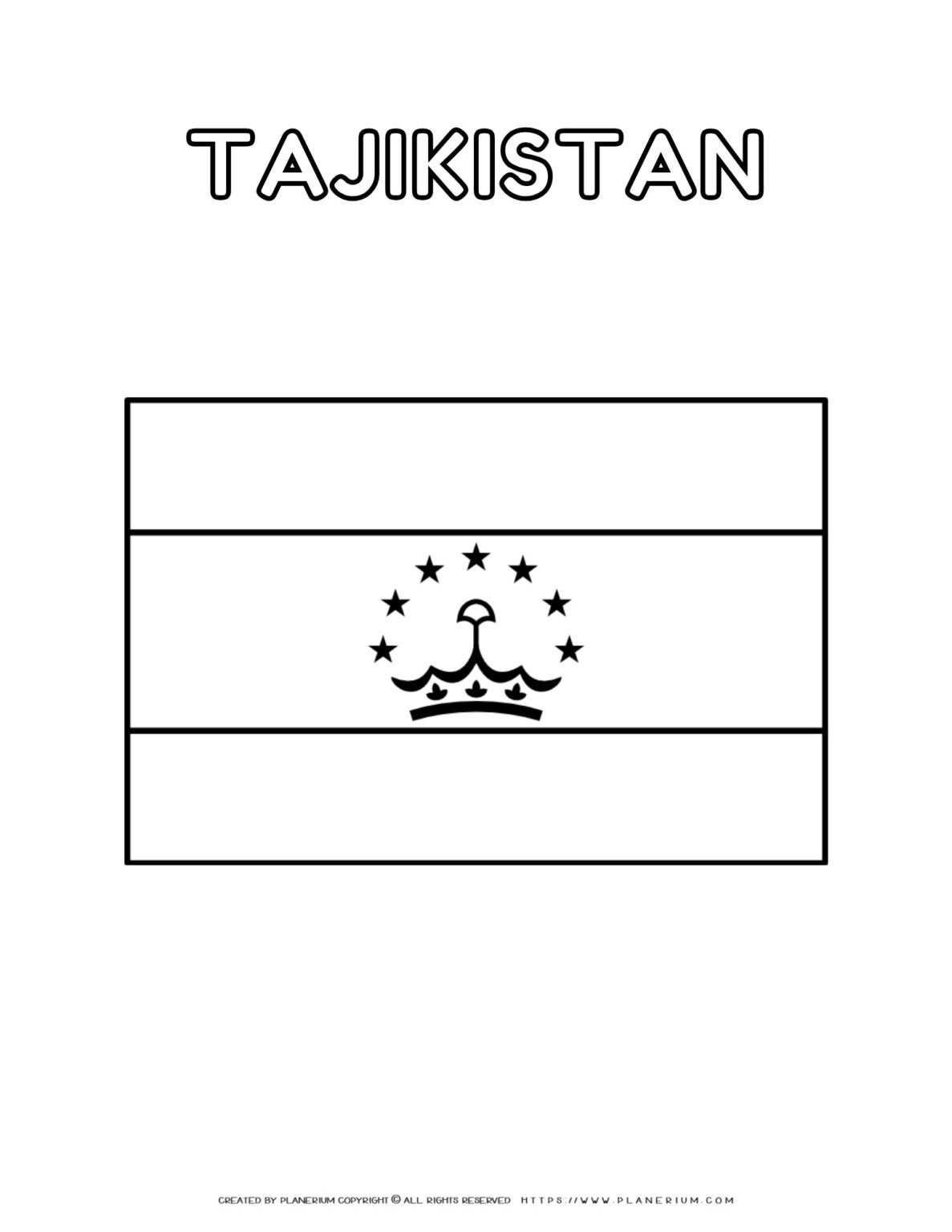 Uganda Flag Coloring Page - Free Printable for Kids