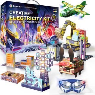 Japace Creative Learning Science Kits: Discover 10 Engaging STEM Projects with Paper Circuits for Ages 8-14. Hands-on activities for young explorers.