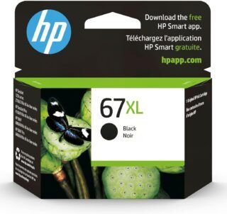 HP 67XL Black Ink
Cartridge, High Yield for DeskJet & Envy Printers, ensures long-lasting,
quality prints, ideal for business and home use.